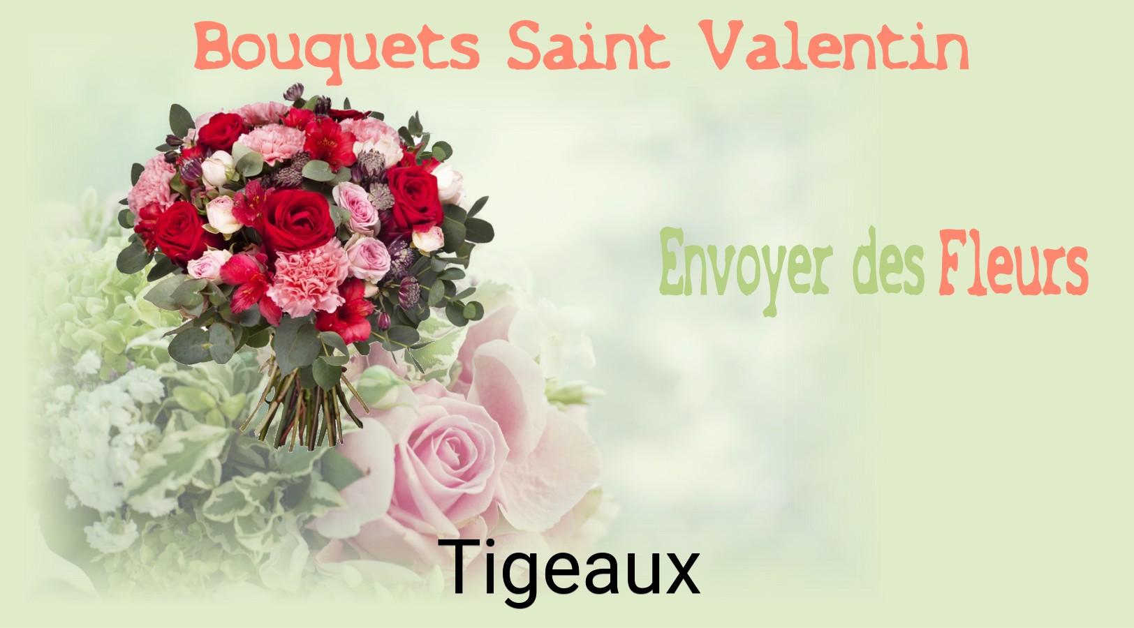 Roses de Saint-Valentin livrées à Tigeaux